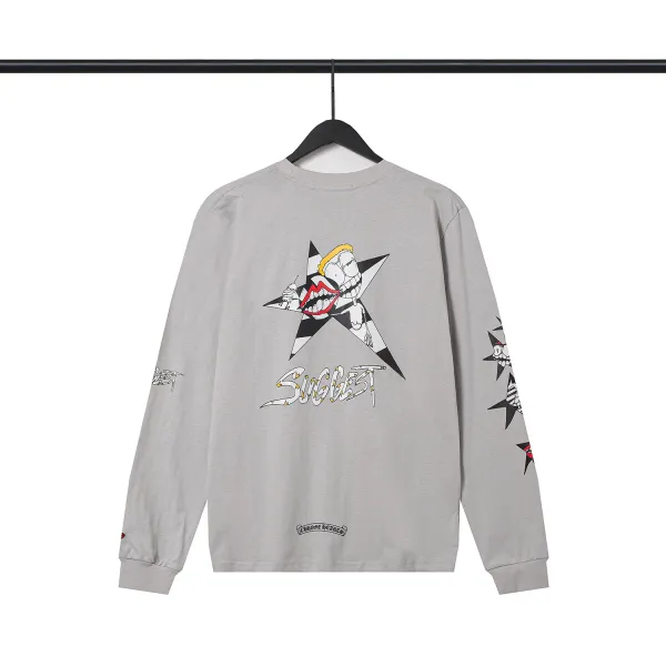 Sick Heart x Sadistic Lipstick Red Graphic Long-Sleeve Sweatshirt - 28