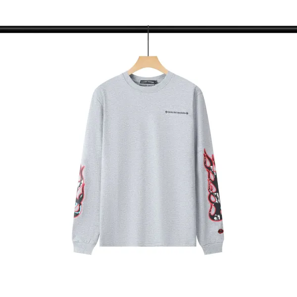 Sick Heart x Sadistic Lipstick Red Graphic Long-Sleeve Sweatshirt - 15