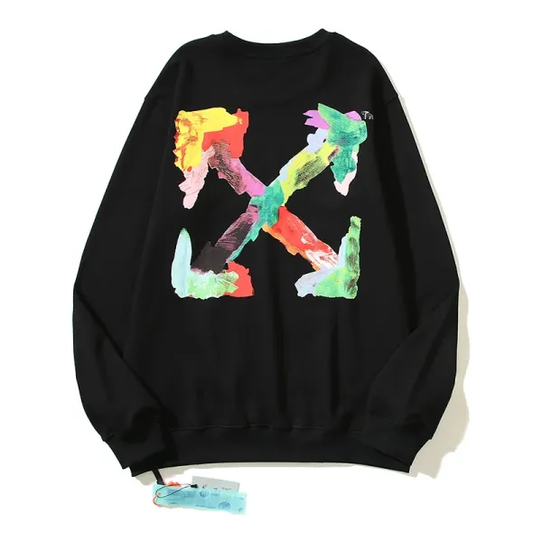 Off-White Mona Lisa Tape Red Sweatshirt - 18