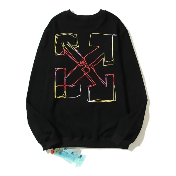 Off-White Mona Lisa Tape Red Sweatshirt - 29
