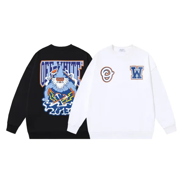 Off-White™ x Caravaggio Print Black Hoodie - 11