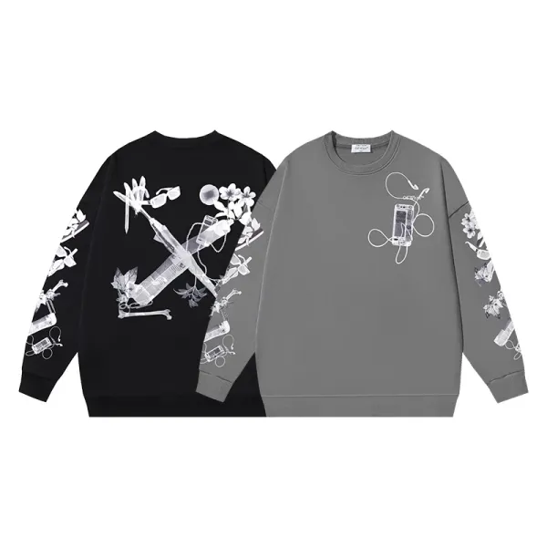 Off-White™ x Caravaggio Print Black Hoodie - 19