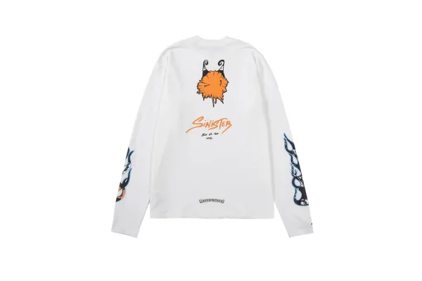 Sick Heart x Sadistic Lipstick Red Graphic Long-Sleeve Sweatshirt - 11