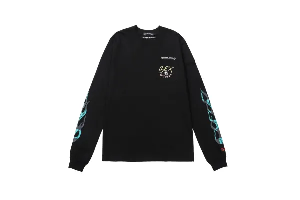 Sick Heart x Sadistic Lipstick Red Graphic Long-Sleeve Sweatshirt - 29