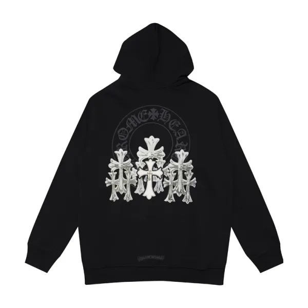 Chrome Hearts x Everythiings Supply The Demand Black Hoodie - 8