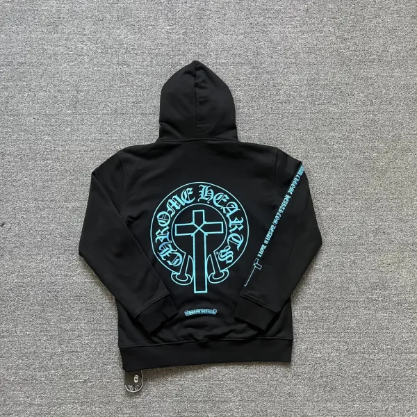 Chrome Hearts x Everythiings Supply The Demand Black Hoodie - 11
