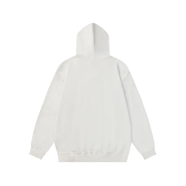 Maison Margiela Tabi Number Print White Hoodie - 24