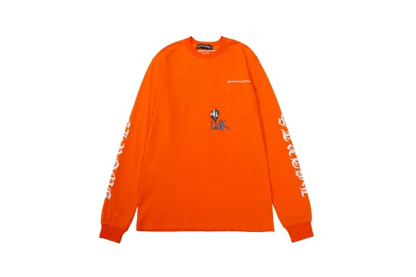 Sick Heart x Sadistic Lipstick Red Graphic Long-Sleeve Sweatshirt - 46