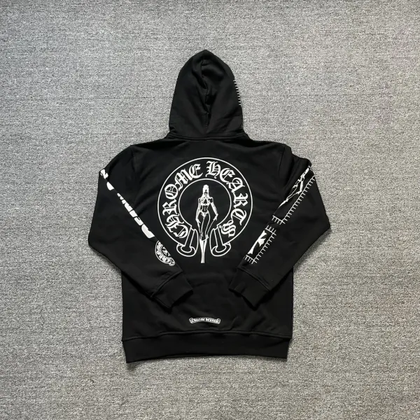 Chrome Hearts x Everythiings Supply The Demand Black Hoodie - 38