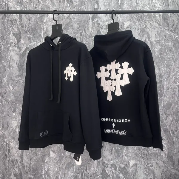 Chrome Hearts x Everythiings Supply The Demand Black Hoodie - 16