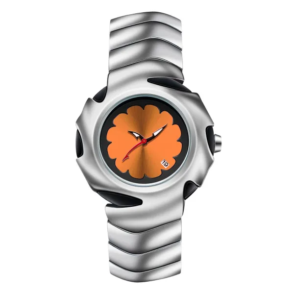 Oakley X-Metal Chrono Orange Quartz Watch - 1