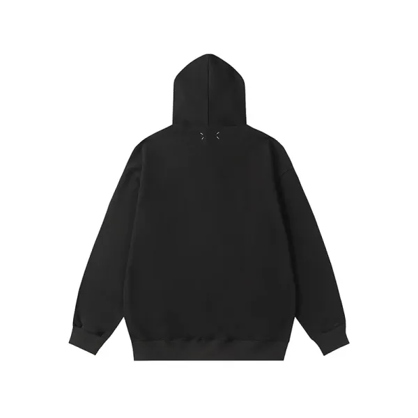 Maison Margiela Tabi Number Print White Hoodie - 7