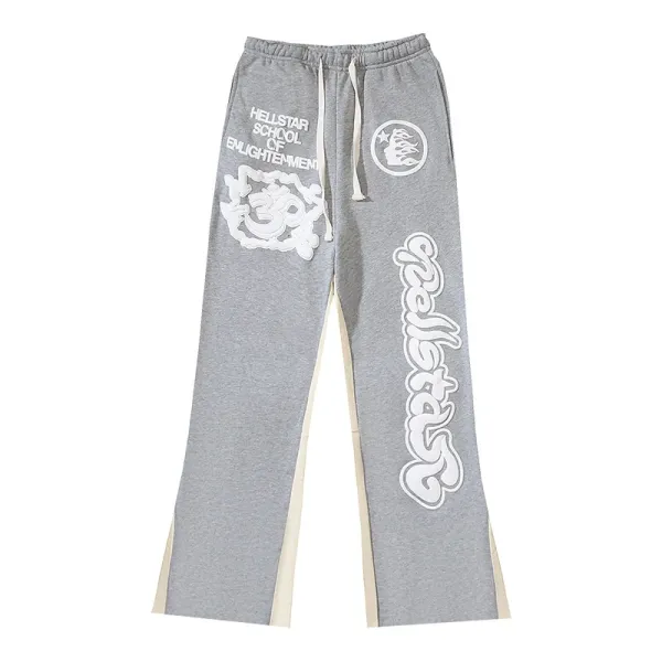 Hellstar School of Enlightenment Gray Sweatpants - 1