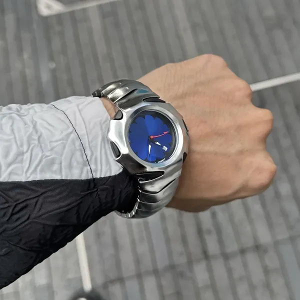 Oakley X-Metal Chrono Silver Quartz Watch - 3