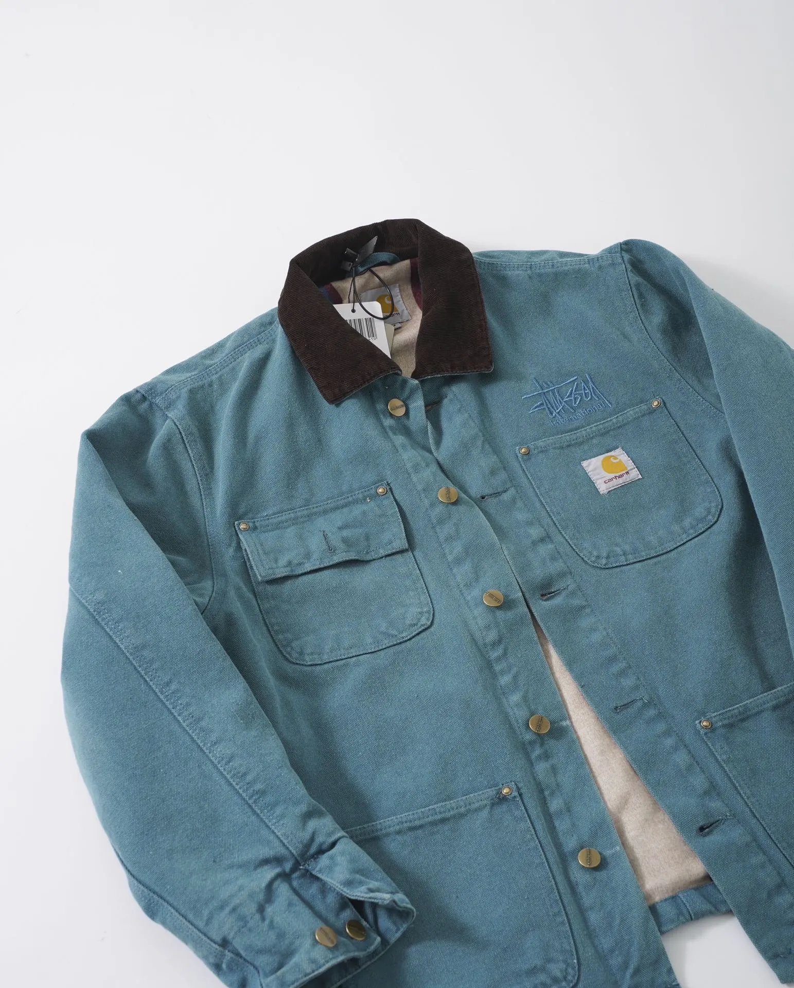 Carhartt WIP x Stüssy Work Jacket Beige Outerwear - 9