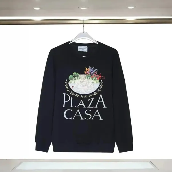 Casablanca Plaza Casa Black Hoodie - 1
