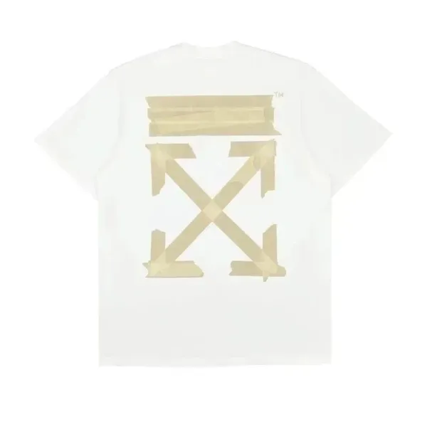 Off-White Industrial Tape Arrow White T-Shirt - 1