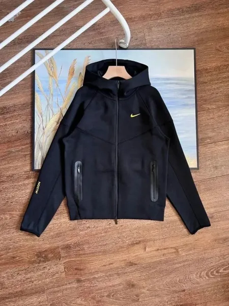 Nike Tech Fleece Windrunner Black Hoodie - 1