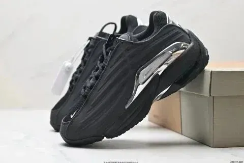 Nike Air Max Plus Black Silver Sneakers - 1