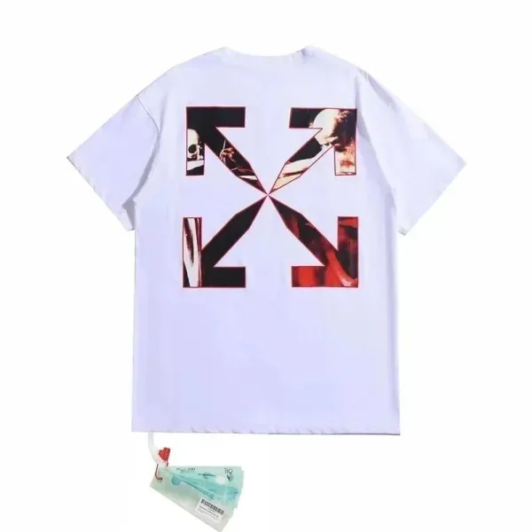 Off-White Arrow Print Graphic T-Shirt White - 1