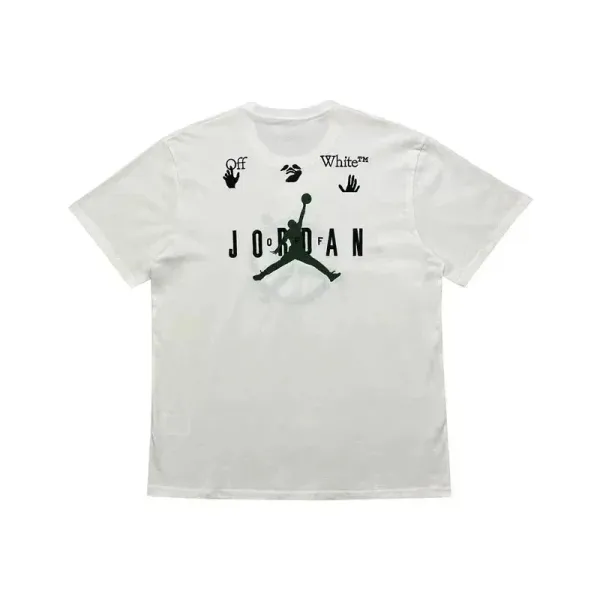 Off-White x Air Jordan Jumpman Logo T-Shirt White - 1