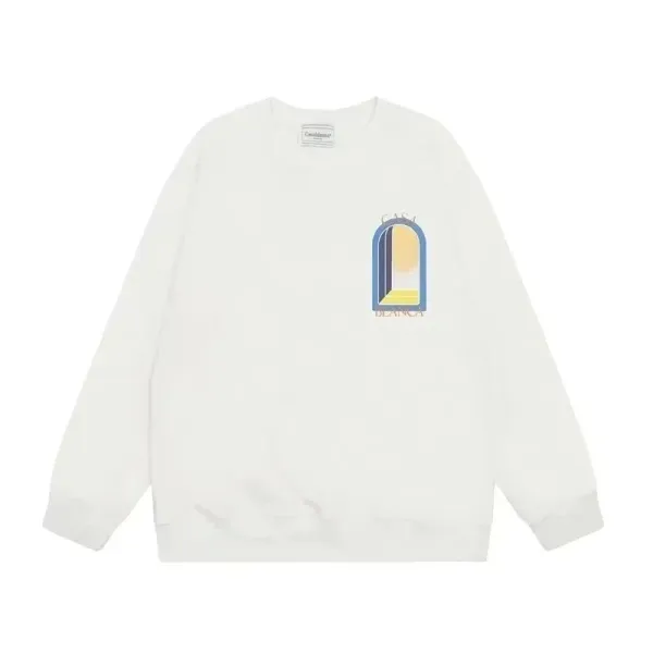 Casa Blanca Archway Graphic White Hoodie - 1