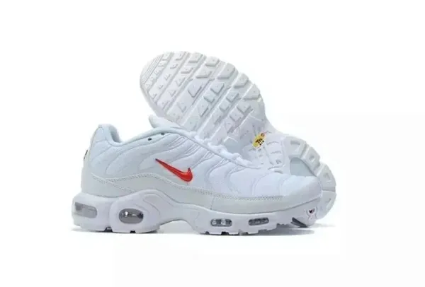 Nike Air Max Plus White/Red Sneakers - 1