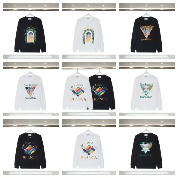 Casablanca Tennis Club Black Hoodie - 3