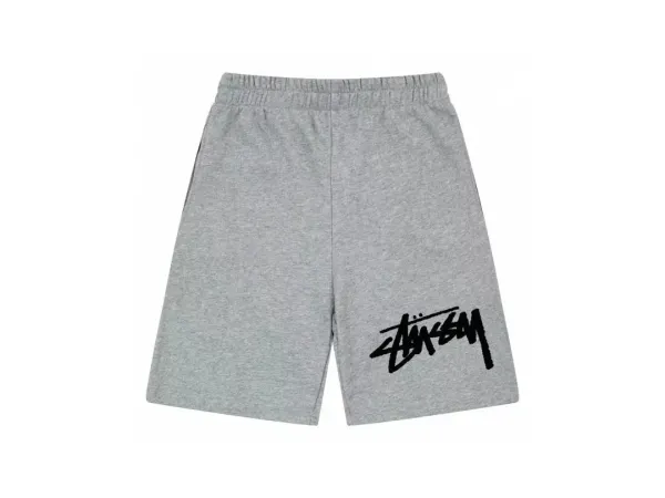 Stüssy Classic Logo Shorts Gray - 1