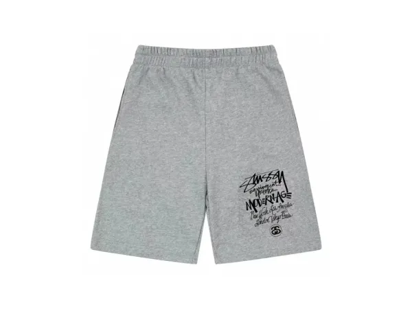 Stüssy x Modern Age Gray Heather Sweatshorts - 1