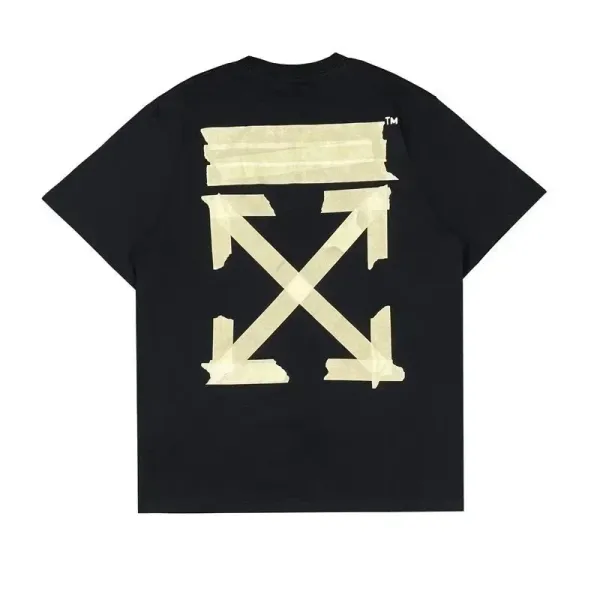 Off-White Industrial Tape Arrow Black T-Shirt - 1