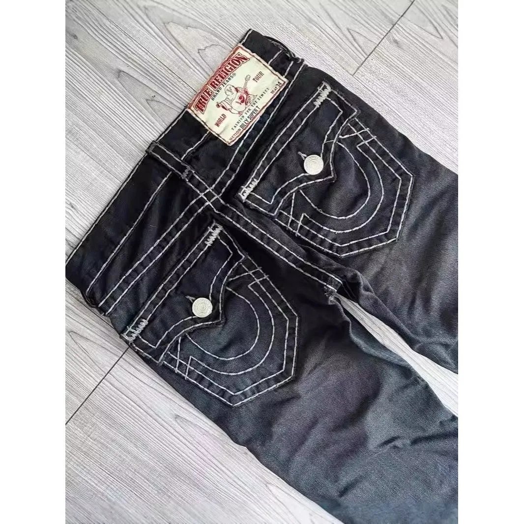 Skinny Jeans Wide-Leg Denim Pants