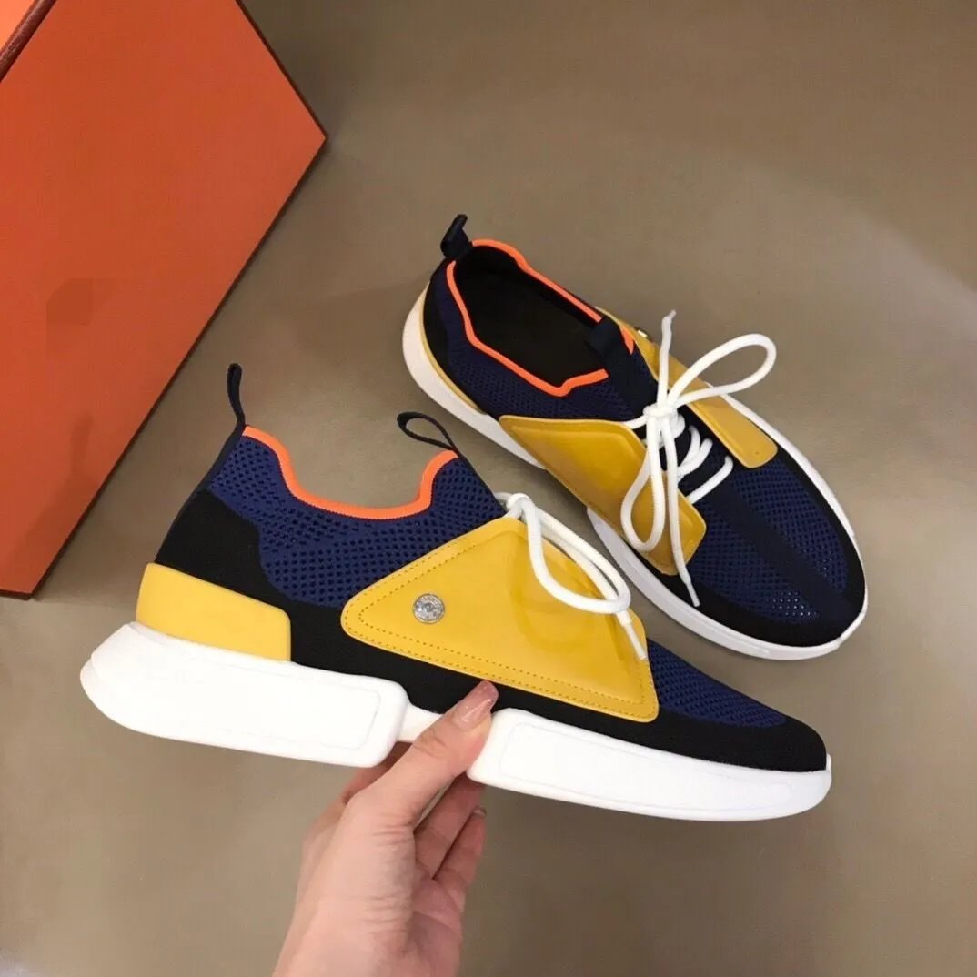 Unbranded Sneakers Knit Lace-Up Panel image 3