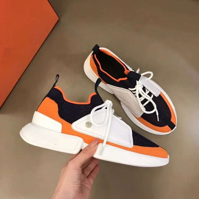 Unbranded Sneakers Knit Lace-Up Panel product detail image 2