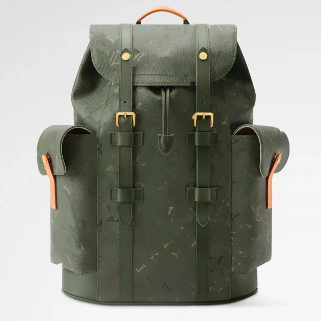 Louis Vuitton Monogram backpack with side pockets product detail image 3