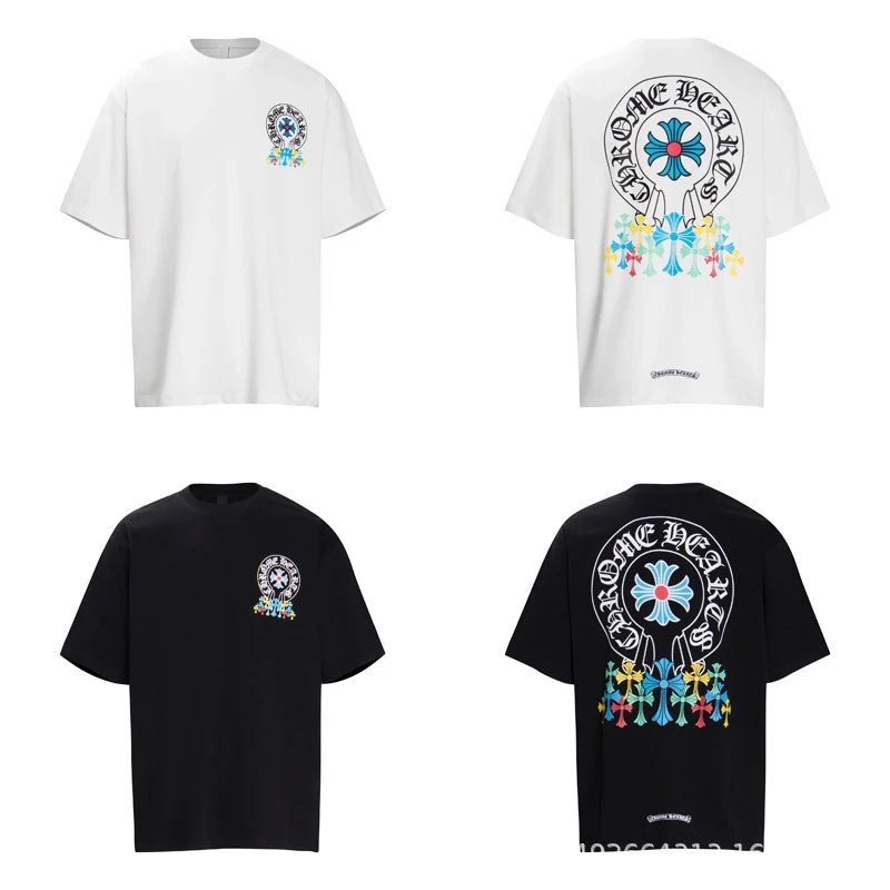 Chrome Hearts Cross Printed Short Sleeve T-shirt from Croop