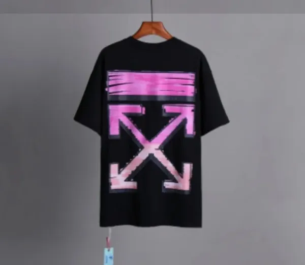 Off-White Diag Arrow Pink Gradient T-Shirt - 1