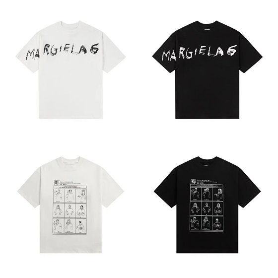 High-quality Maison Margiela Maison Margiela Cotton MM6 Numbers Short Sleeve for Men and Women