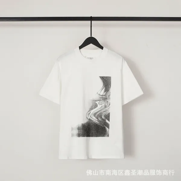 Maison Margiela Tabi Print Black T-Shirt - 28