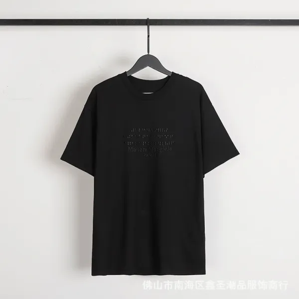 Maison Margiela Tabi Print Black T-Shirt - 47