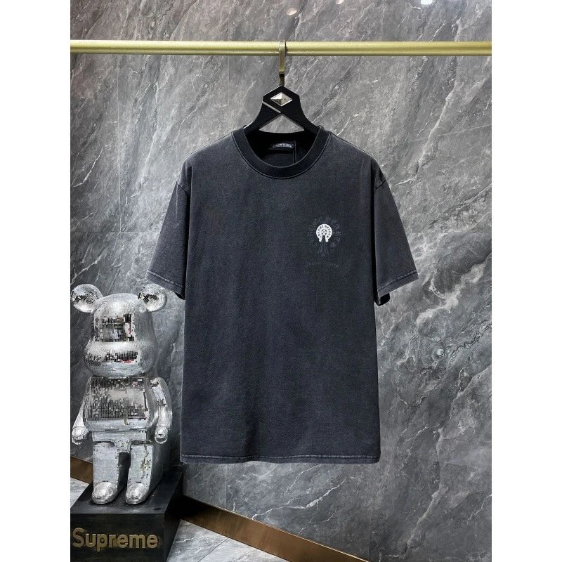 Supreme x Bearbrick Collaboration Distressed Black T-Shirt - 1