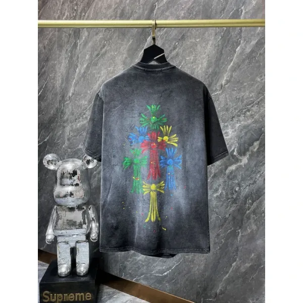 Supreme x Unknown Artist Floral Cross T-Shirt Gray - 1
