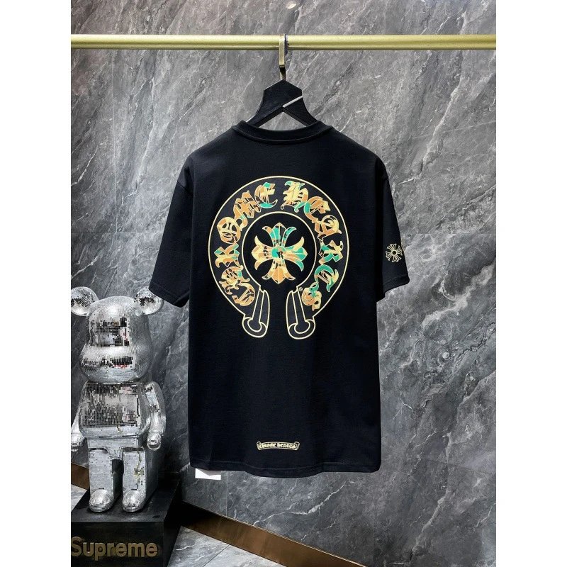 Chrome Hearts x Supreme Circle Cross Black T-Shirt - 1