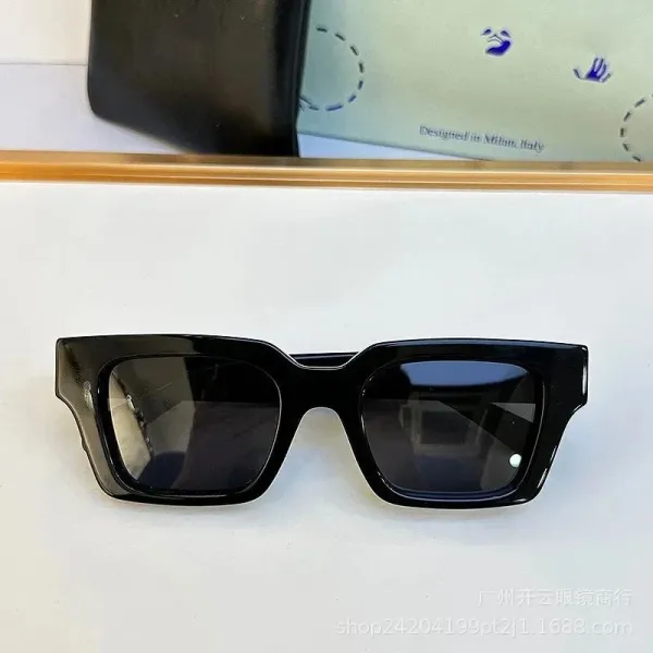 Design Square Frame Blue Transparent Sunglasses Eyewear - 4