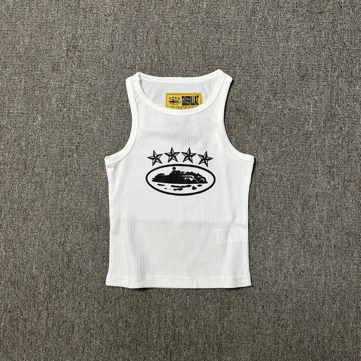 730 Women's Four-Striped Vest White