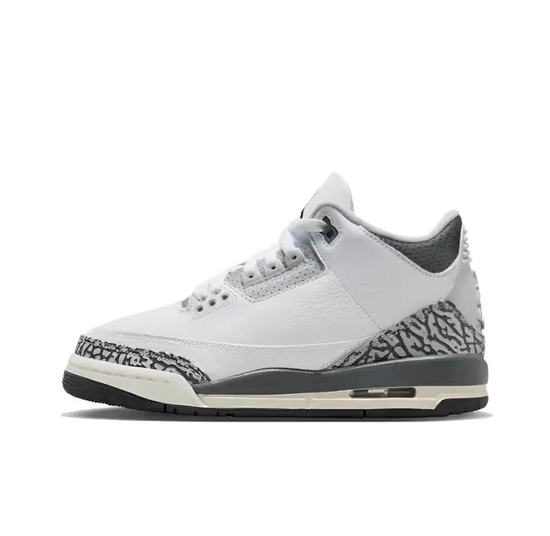 aj3-White Carbon Grey