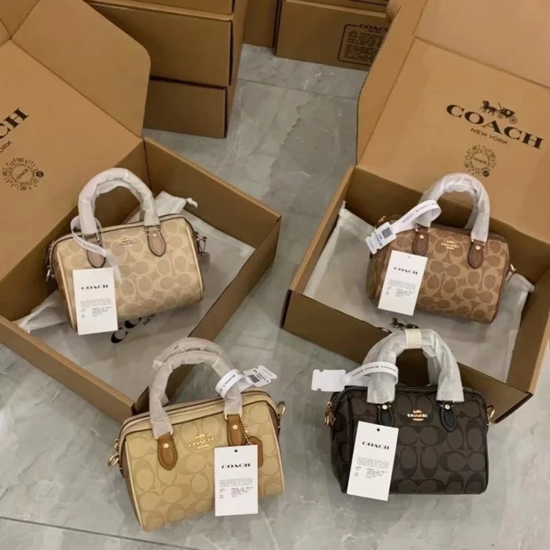 Coach Handbags Signature canvas satchel with detachable shoulder strap image 14