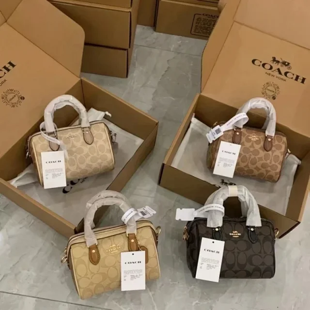 Coach Handbags Signature canvas satchel with detachable shoulder strap product detail image 14