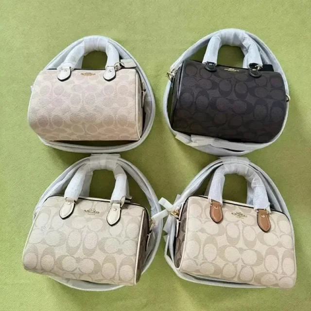 Coach Handbags Signature canvas satchel with detachable shoulder strap product detail image 13
