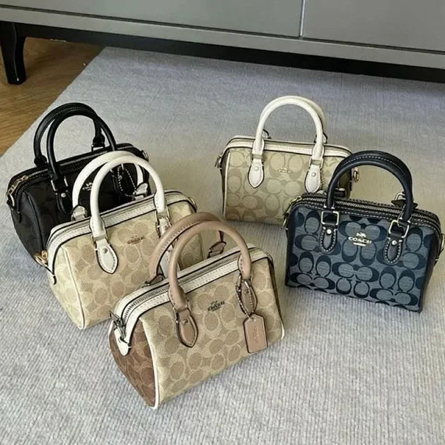 Coach Handbags Signature canvas satchel with detachable shoulder strap product detail image 12